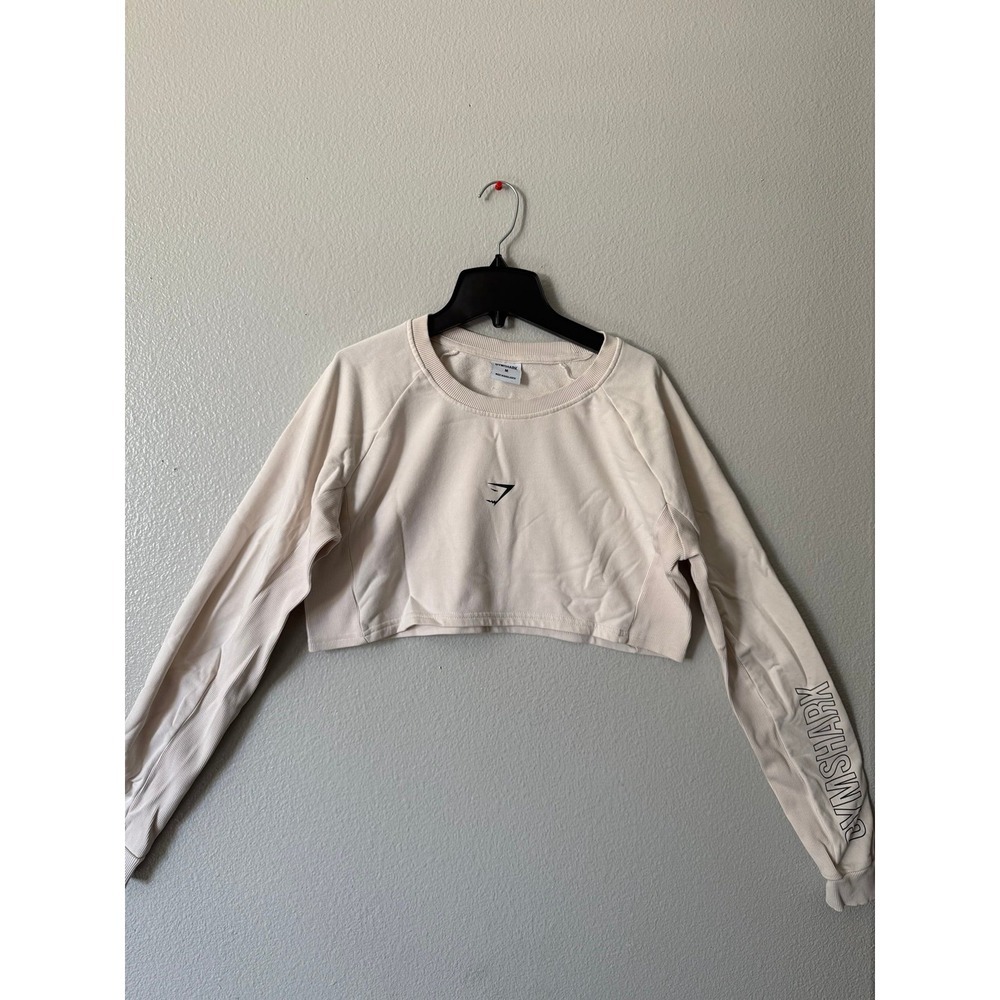 Gymshark cropped hoodie size medium sportswear sweater - Picture 2 of 7